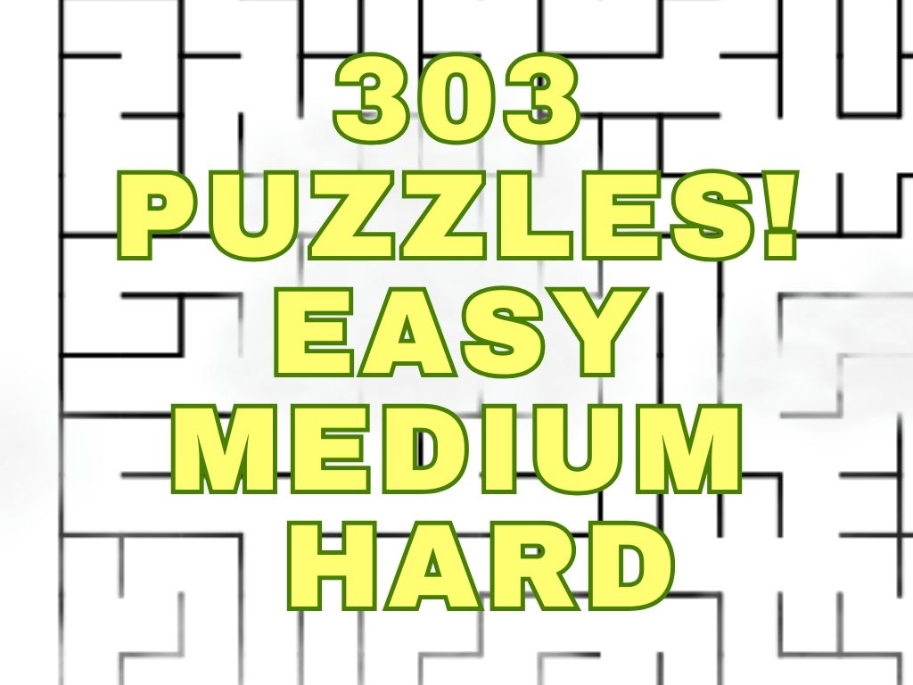 303 New Maze Puzzles