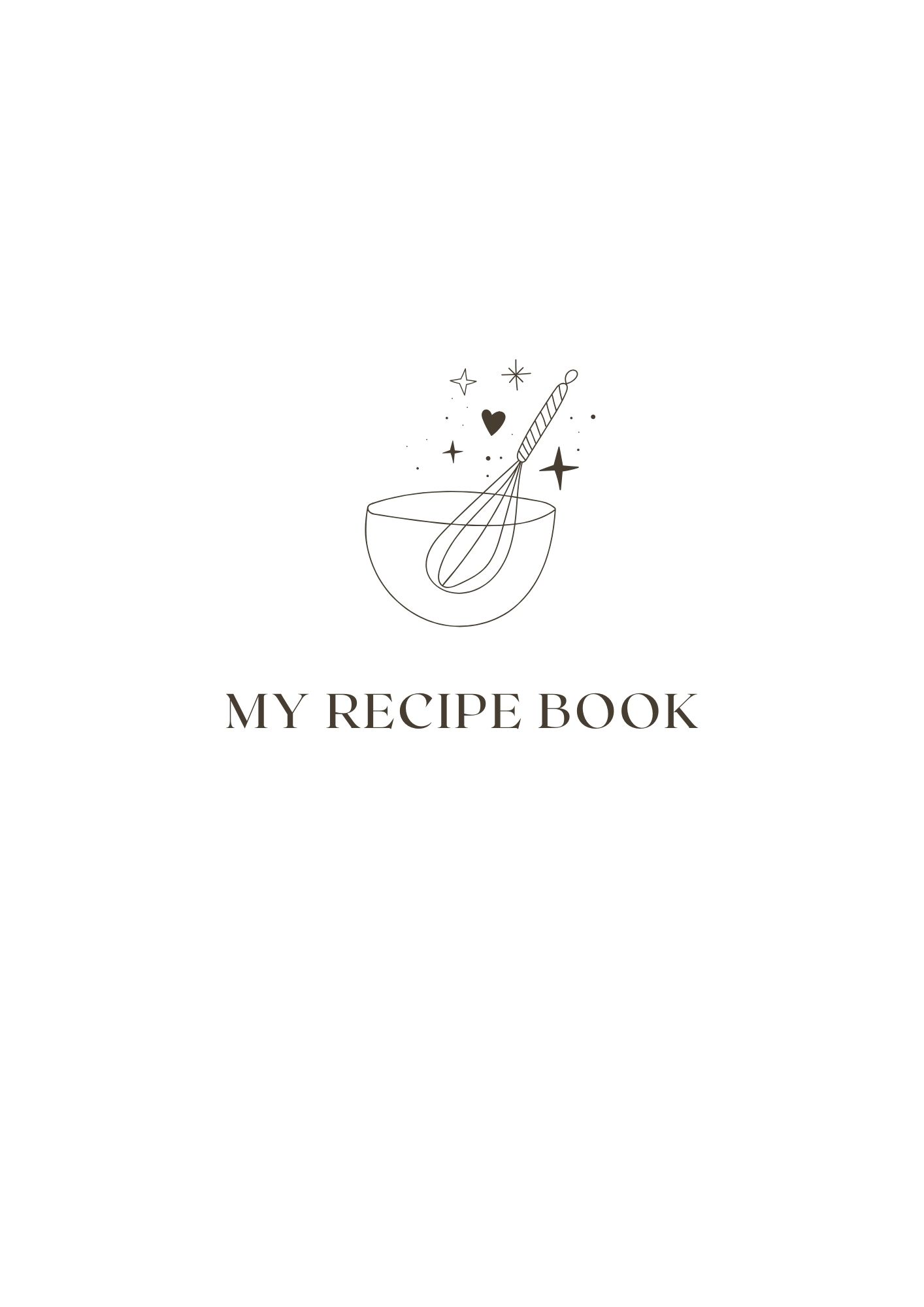 Recipe PDF Template for the Remarkable 2